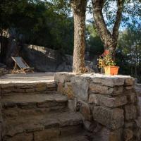 chaise longue et ombrage